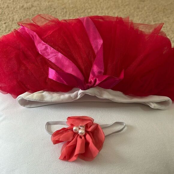 NEW Newborn tutu and Detailed headband set for newborn Photography - Picture 1 of 4